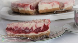 Erdbeer Eistorte mit Mascarpone