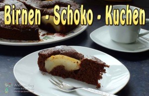 Birnen Schoko Kuchen