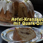 Apfel-Kranzkuchen mit Quark-Ölteig